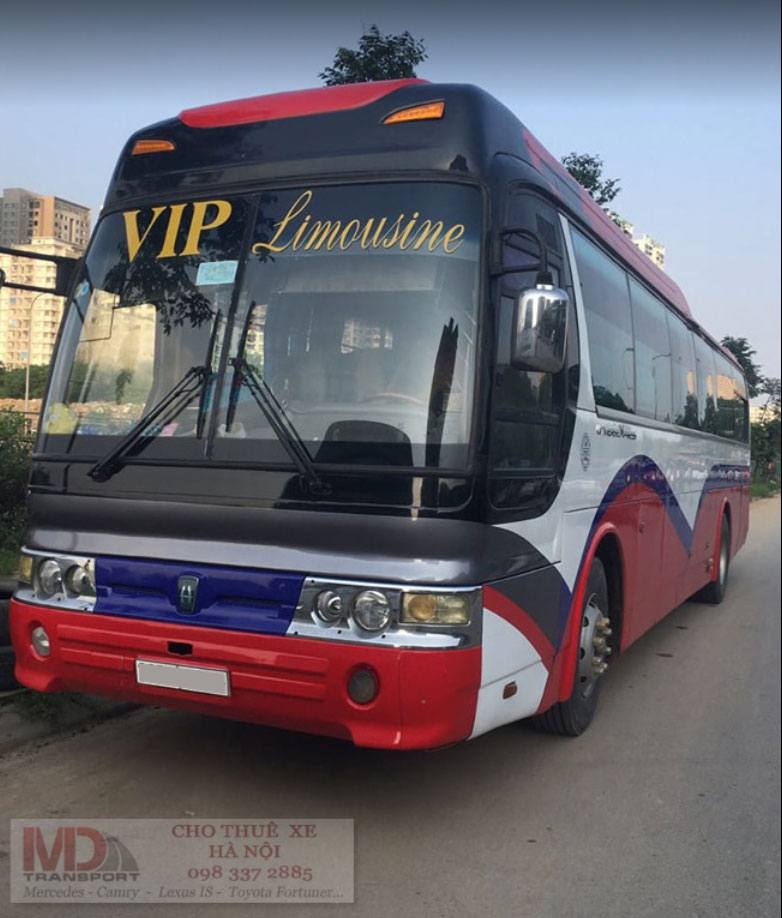 CHO THUÊ XE 45 CHỖ ĐI KHOANG XANH SUỐI TIÊN