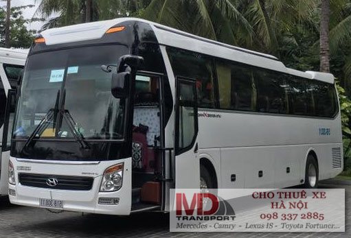 dịch vụ cho thuê xe 45 chỗ đi Đồng Mô của công ty Minh Đức